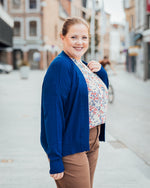 Blume cardigan bellwether blue