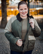 Adeline jacket grape leaf