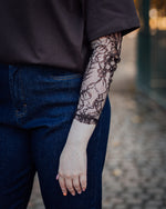 Colum lace t-shirt coffee bean