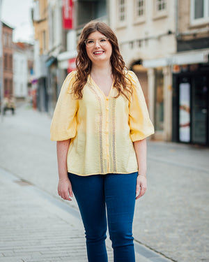 Sonja blouse mellow yellow