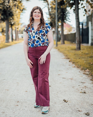 Jill pants burgundy