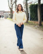 Soho striped shirt double cream
