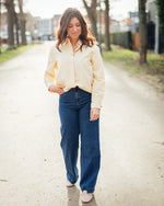 Soho striped shirt double cream
