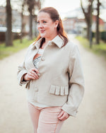 Cessie short coat savannah tan