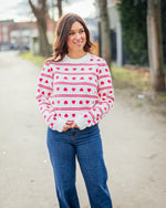 Brielle pull teaberry