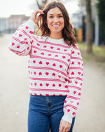 Brielle pull teaberry