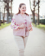 Kalia blouse orchid floral