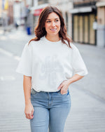Rosie sweat tee chalk