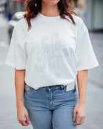 Rosie sweat tee chalk