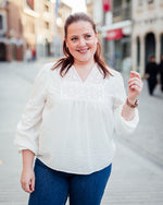 Blondas blouse blanc de blanc