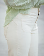Natalia 7/8 straight twill natural sand