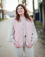 Gwynne waistcoat teddy rose smoke