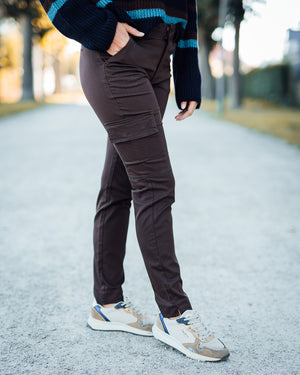 Lea pocket pants java