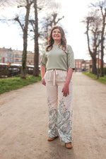 Adara pant desert sage paisley