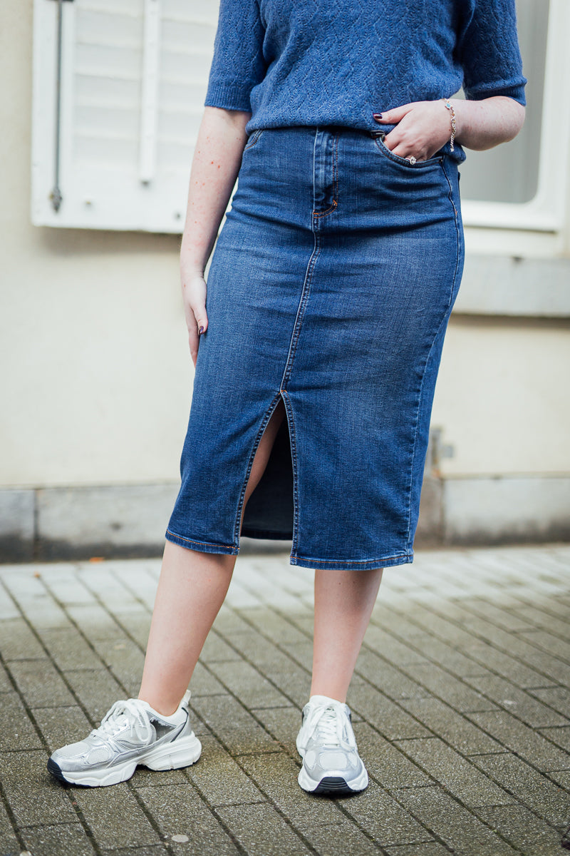 Sinem skirt medium blue denim