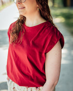 Mara bubble top wit, zwart of bordeaux