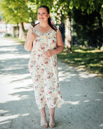 Troya midi singlet dress multi flower