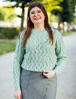 Lena knit granite green