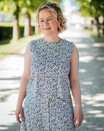 Falakka button top medieval blue