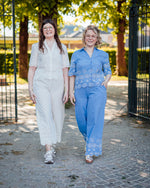 Marina shirt blauw of wit