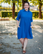 Tala Elina tetra dress nautical blue