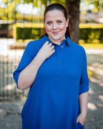 Tala Elina tetra dress nautical blue