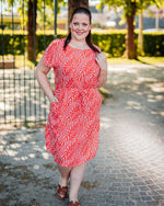 Joella o-neck dress nature vibe (laatste: 42!)