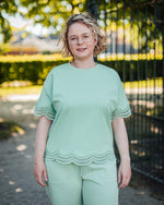 Paola top light grass green
