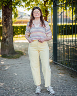 Juana polo multi stripe