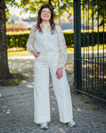 Tali Ami jeans spring gardenia