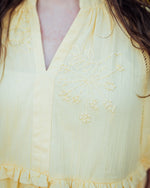 Jalia blouse lemon meringue