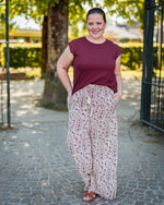 Gaby wide pant paisley