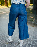 Larissa jeans culotte mid blue denim