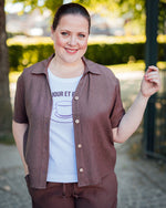 Erolo shirt french roast