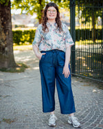 Larissa jeans culotte mid blue denim