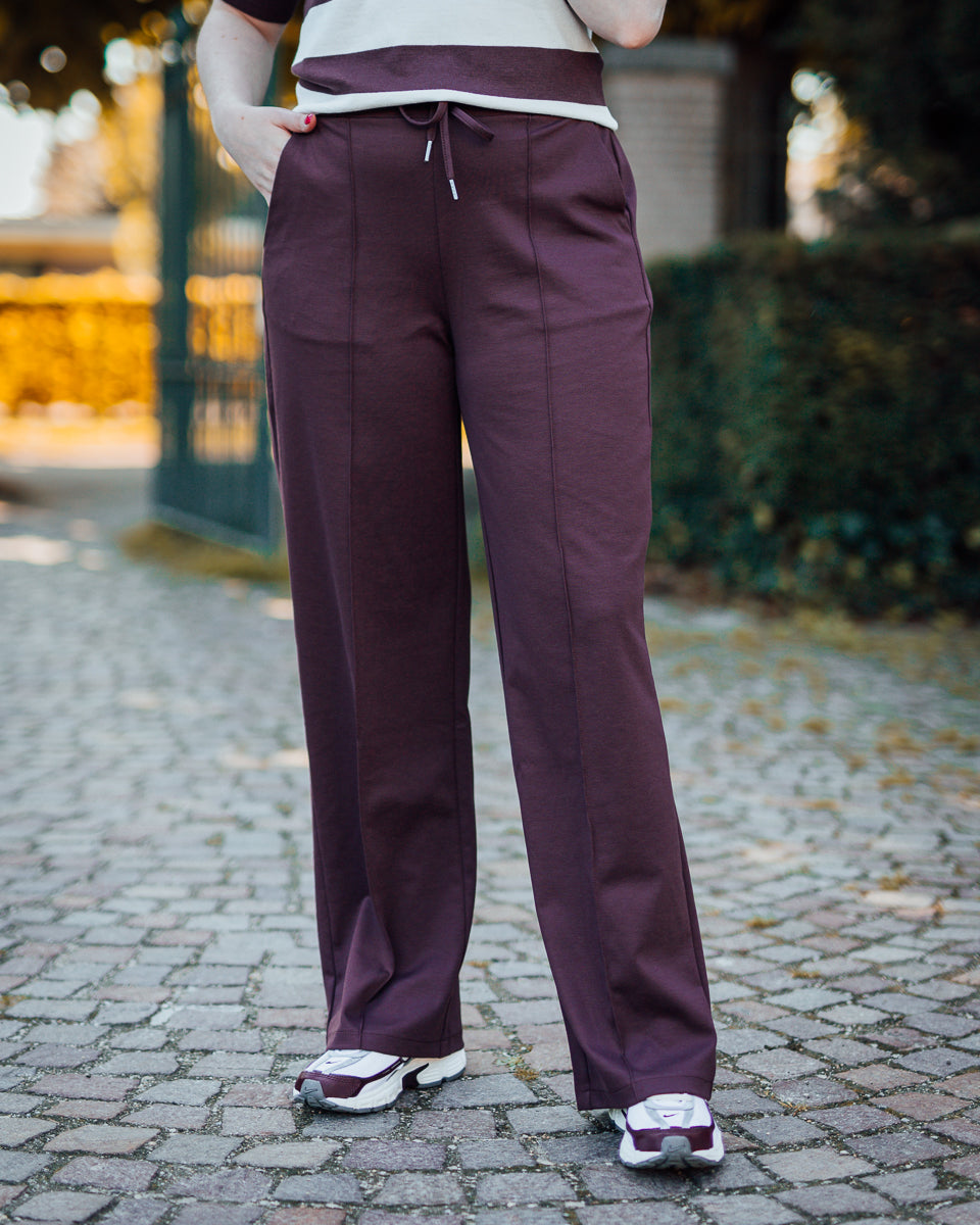 Jenny straight pants fudge