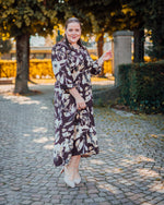 Ariana dress floral fudge