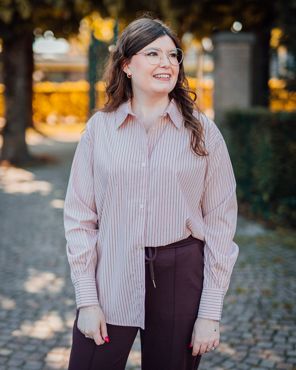 Victoria shirt lotus stripe