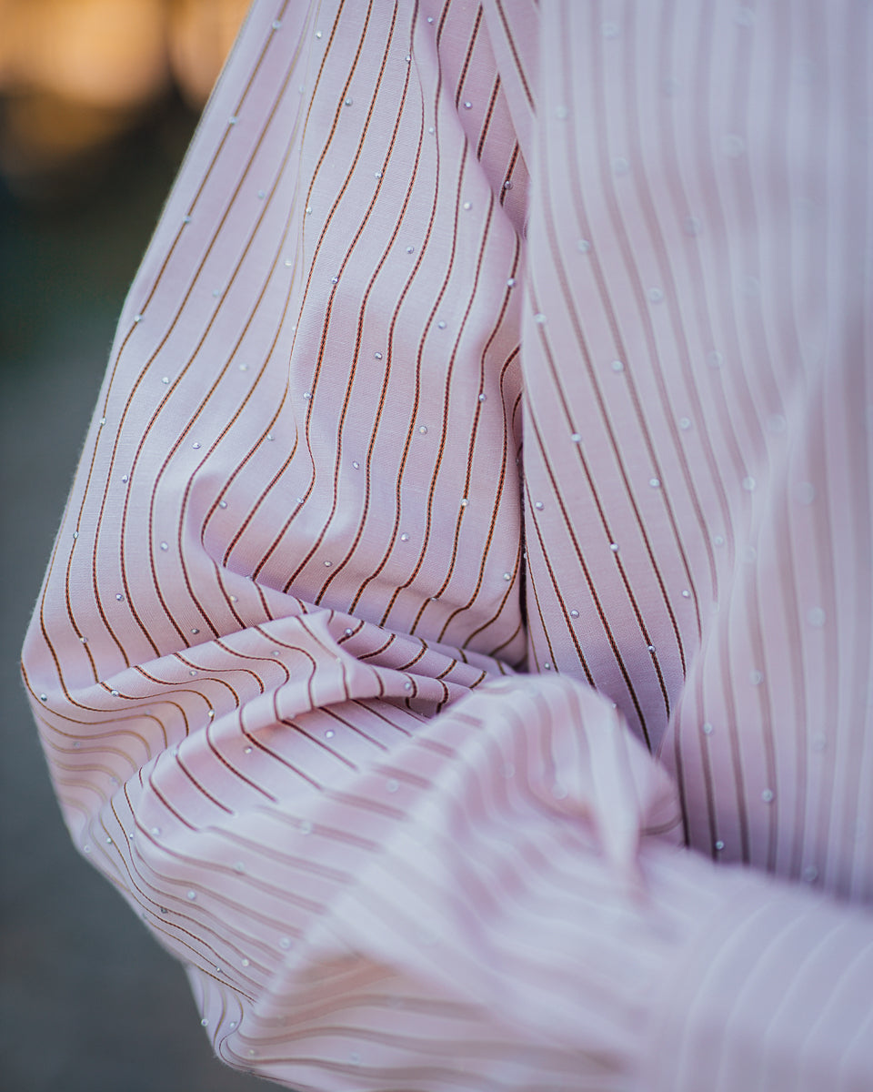 Victoria shirt lotus stripe