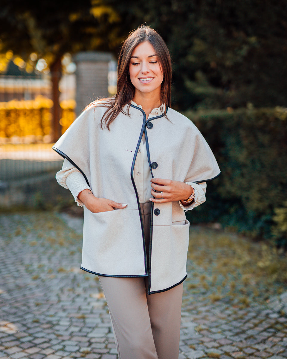 Elisabeth waistcoat limestone