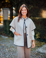 Elisabeth waistcoat limestone