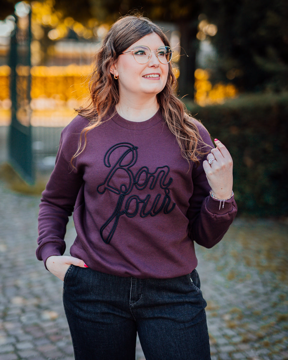 Berta sweatshirt fudge