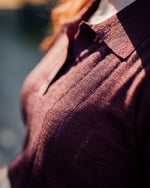 Leslie polo lurex decadent chocolate