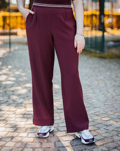 Celest wide leg pant decadent chocolate