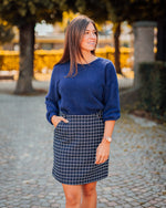 Bergie pull patriot blue