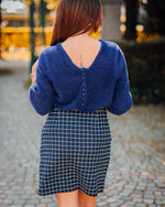 Kate Cloule skirt patriot blue