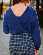 Bergie pull patriot blue