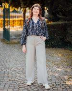 Ariana blouse nightsky dots