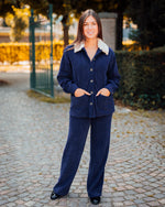 Kate corduroy shirt patriot blue