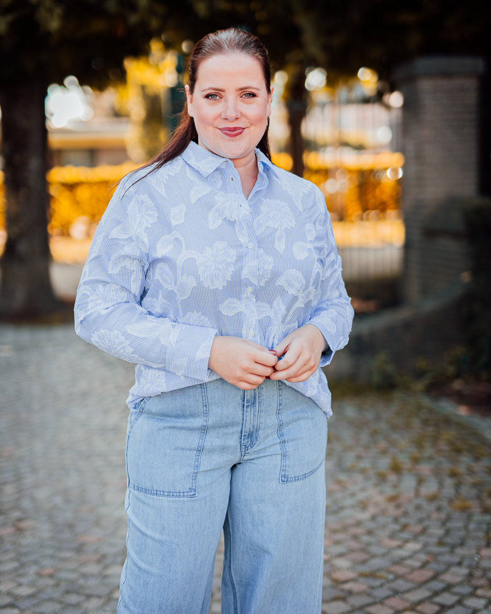 Lani shirt cashmere blue